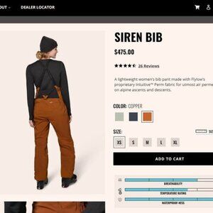 Flylow Siren Snow Bib Pant Overall